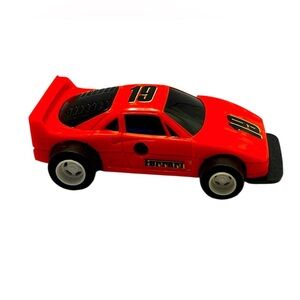 Red Vintage Retro Toy Car 19 Ferrari 1992 Tyco Industries Car. Pre Owned